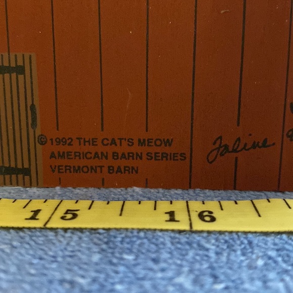 1992 The Cat’s Meow Wooden Decor - Picture 5 of 6